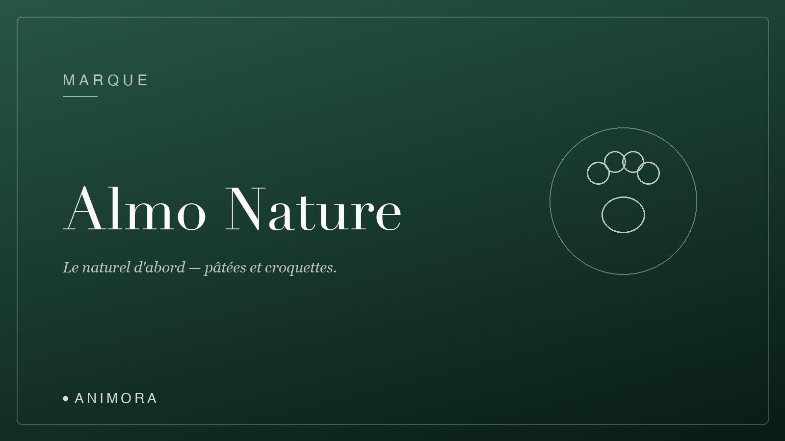 Couverture Almo Nature — Animora