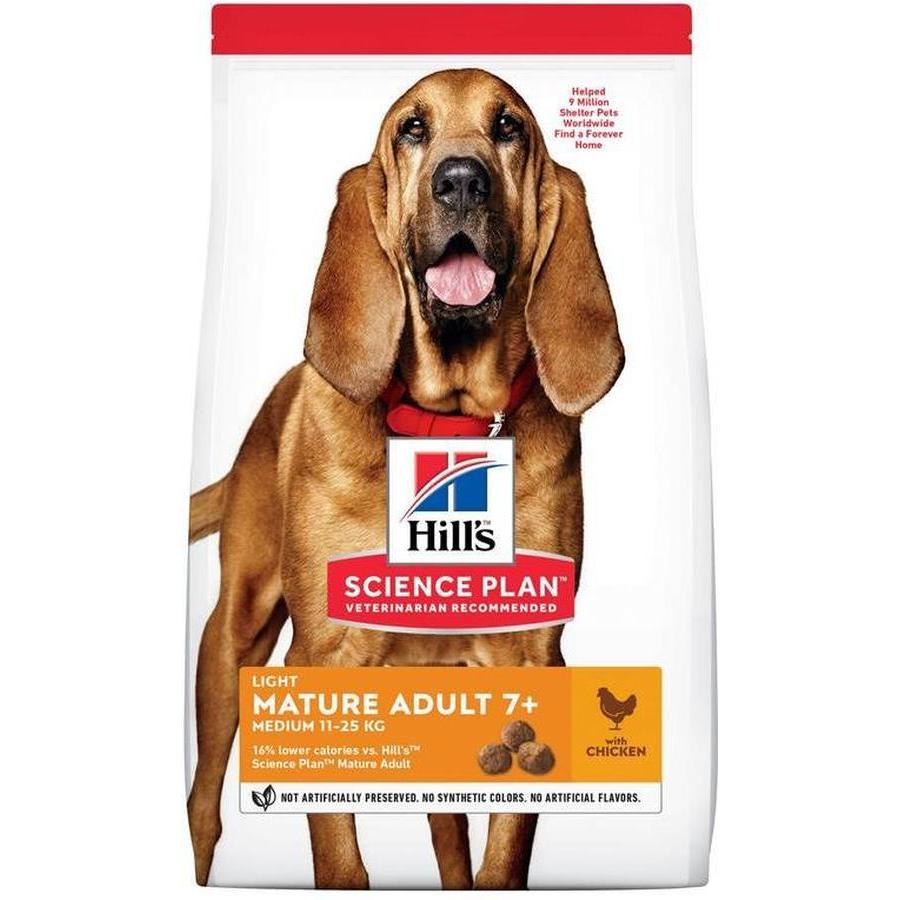 HILLS Science Plan Canine Mature Adult 7+ Medium Poulet 12kg