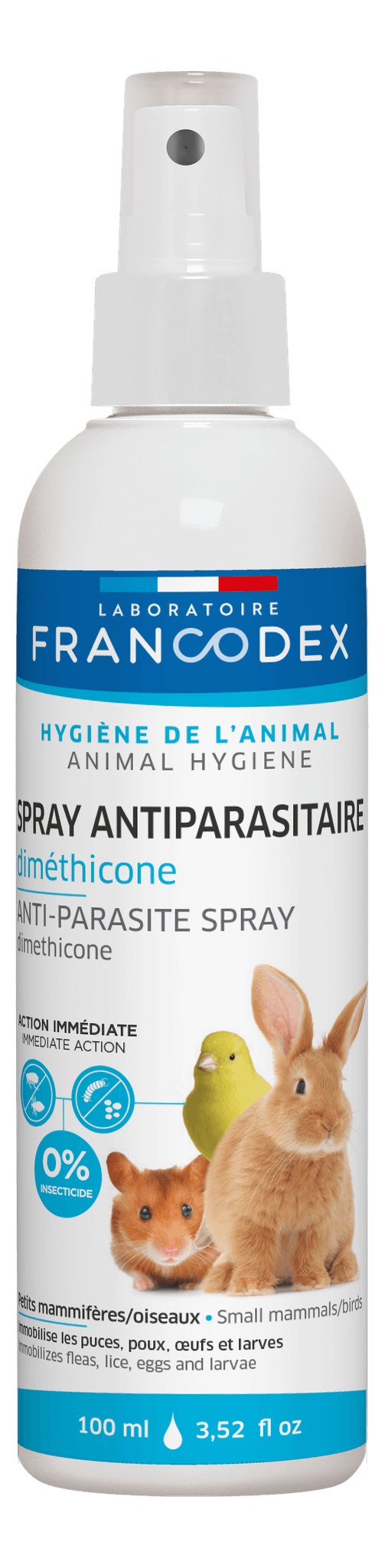 FRANCODEX Spray Antiparasitaire Diméthicone 100ml