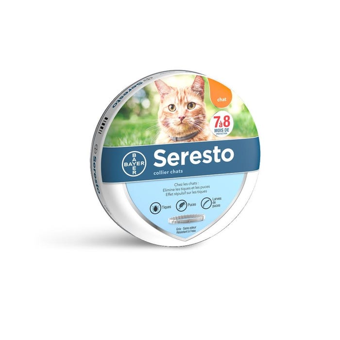 SERESTO Collier Antiparasitaire Chat 1 collier 38cm