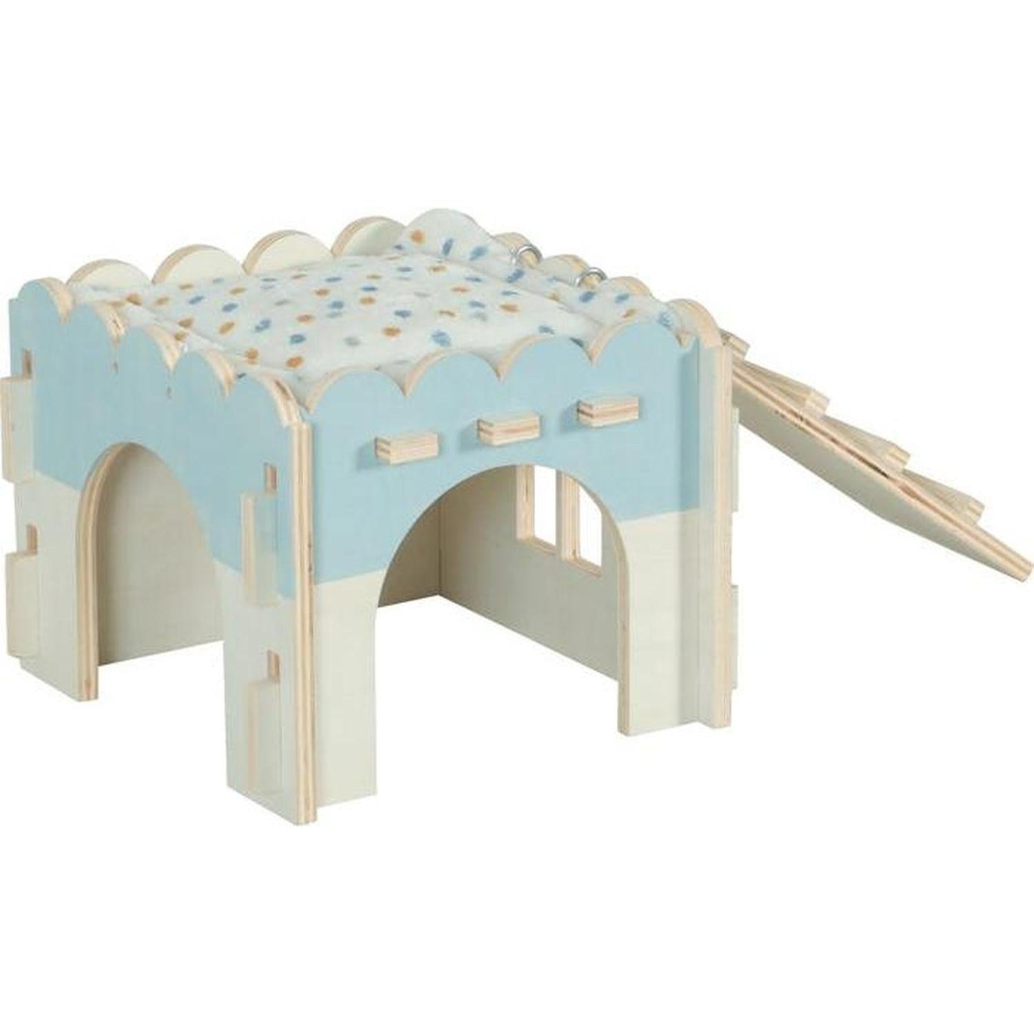 ZOLUX Maison en bois M Hamster Cosy+ Marron 15x17x14 cm
