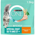 PURINA ONE Chat Senior 11+ Poulet & Céréales 1,5 kg – Croquettes