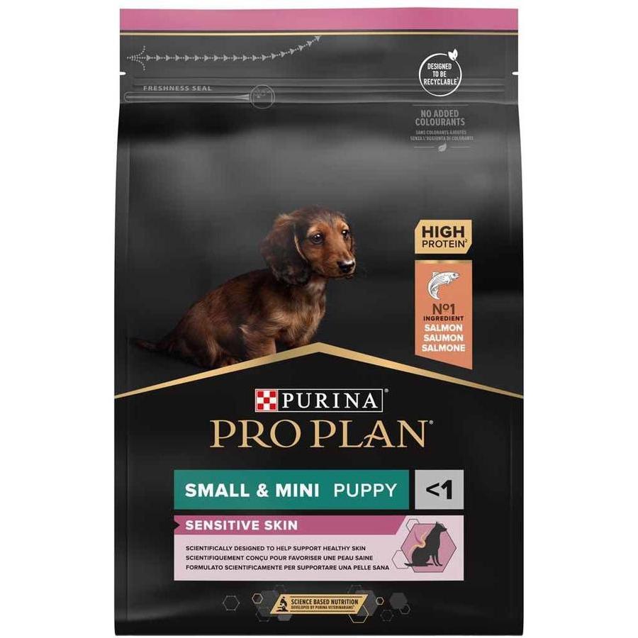 Small & Mini Puppy Sensitive Skin riche en saumon de haute qualité 3kg