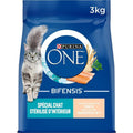 PURINA ONE Spécial Chat Stérilisé d'Intérieur Truite et Céréales Complètes 3 kg