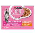 PURINA ONE Junior Chaton Effilés en Sauce Saumon et Poulet 8x85g
