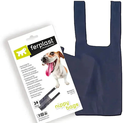 FERPLAST Sac poubelle pour chiens Rouleau de 24 sacs