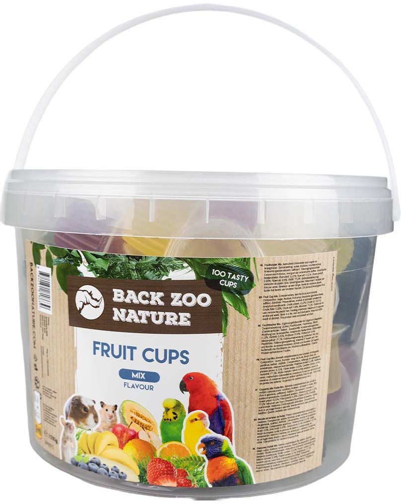 GRIZO Coupe de Fruit Mix 24 Pièces Saveurs Assorties Oiseaux