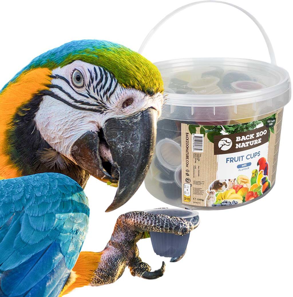 GRIZO Coupe de Fruit Mix 24 Pièces Saveurs Assorties Oiseaux