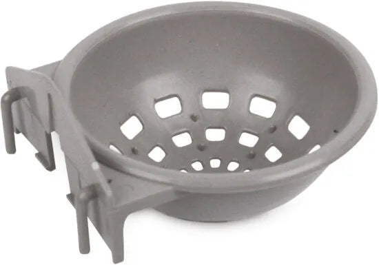 GRIZO Nid rond pour canaris Plastique recyclé Ø11,5 cm Gris