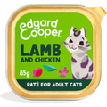 EDGARD COOPER Barquettes sans céréales pour chats adultes à l'agneau et poulet 85g