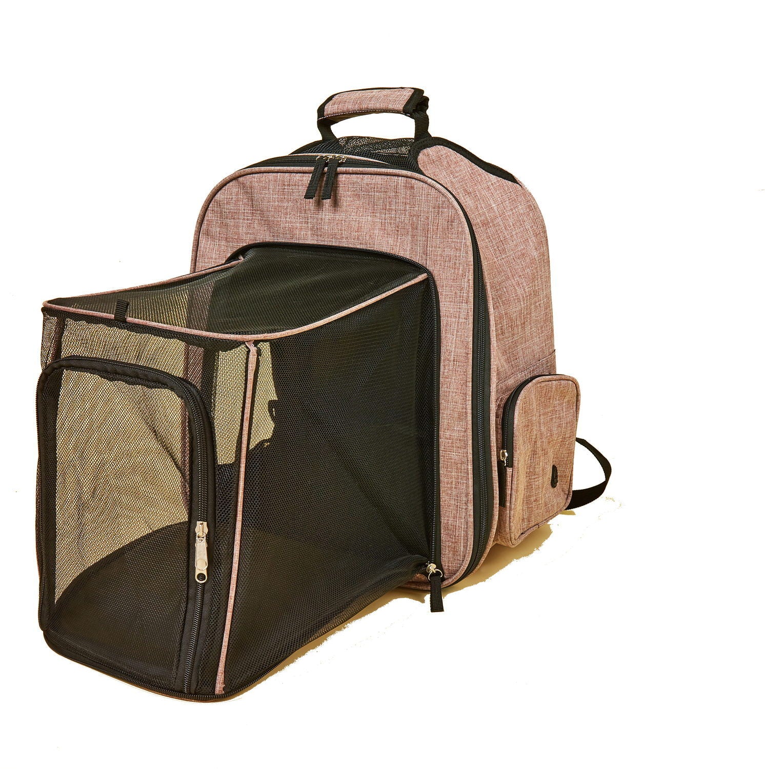 GRIZO Sac à Dos de Transport Extensible Rose 36x27x40cm