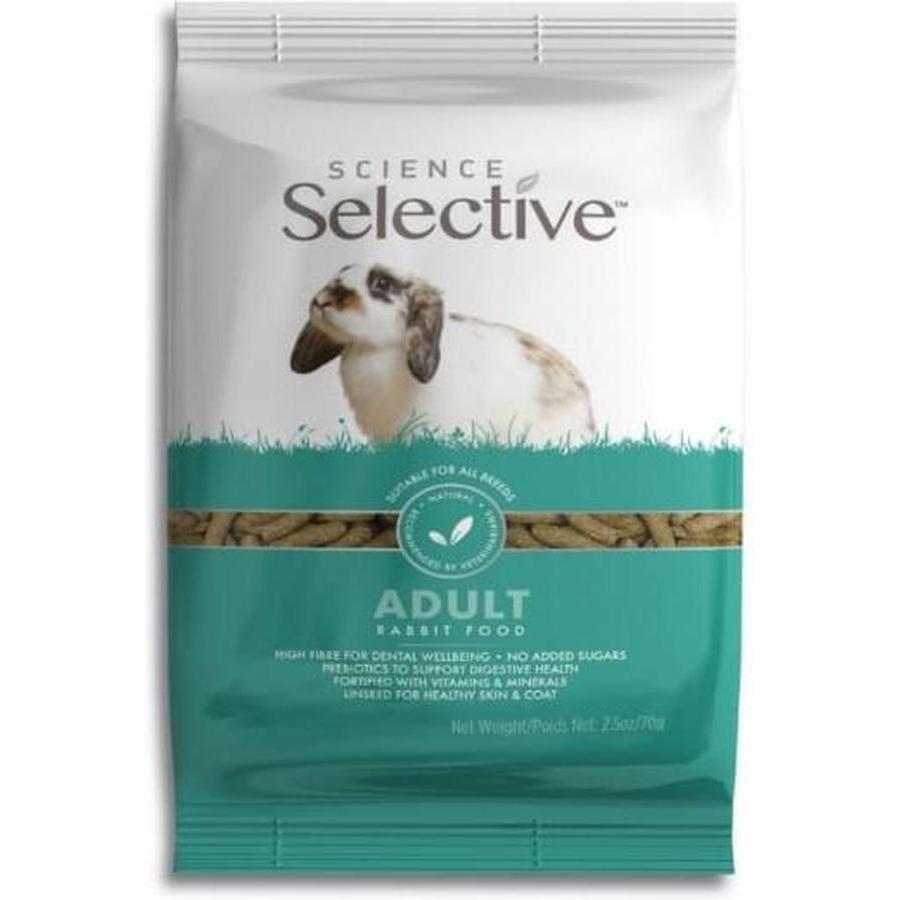 SELECTIVE Lapin Adulte Aliment Complet Riche en Fibres 3kg