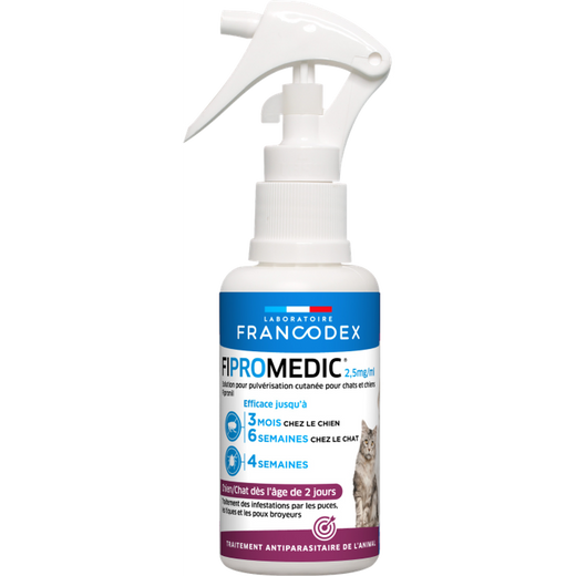 FIPROMEDIC 2,5 mg/ml Solution pour pulvérisation cutanée chien & chat 100ml