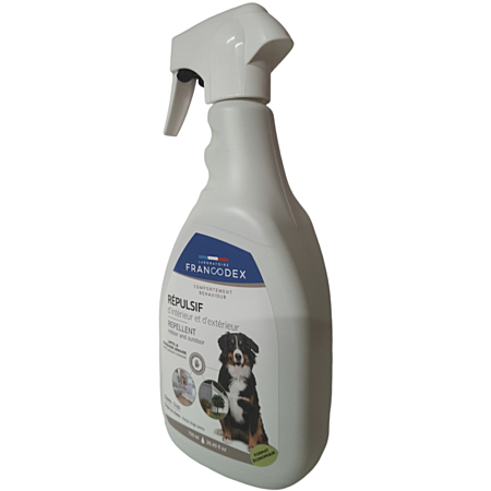 FRANCODEX Répulsif Extérieur Chien 750ml