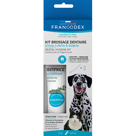 Kit Brossage Dentaire Chien et Chat 70g