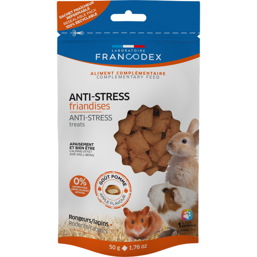 FRANCODEX Anti stress friandises rongeur 50g