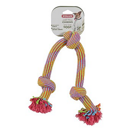 ZOLUX Jouet Corde 3 Nœuds Multicolore 48cm