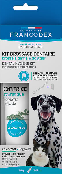 Kit Brossage Dentaire Chien et Chat 70g
