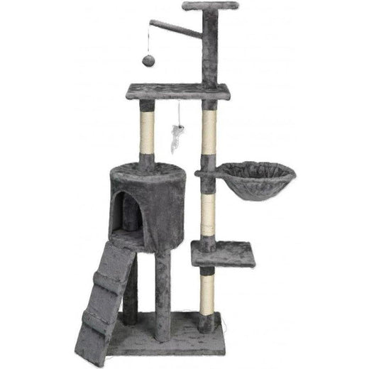 Arbre à Chat Très Grand Modèle Anthracite 49x35x138cm
