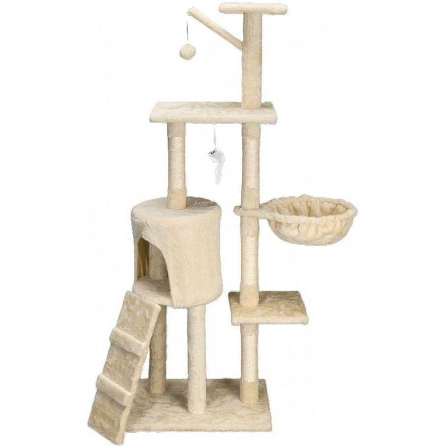 Arbre à Chat Très Grand Modèle Écru 49x35x138cm