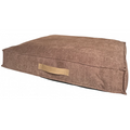 MON AMI LUKI Matelas antiderapant dehoussable marron 88x76x13cm