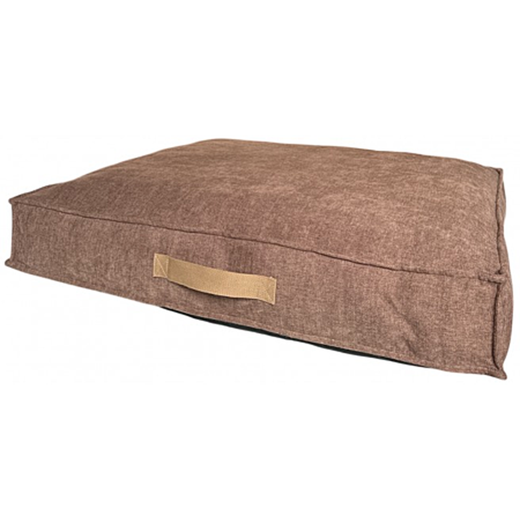 MON AMI LUKI Matelas antiderapant dehoussable marron 88x76x13cm