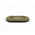 Coussin ovale antidérapant velours côtelé 80x60x6cm