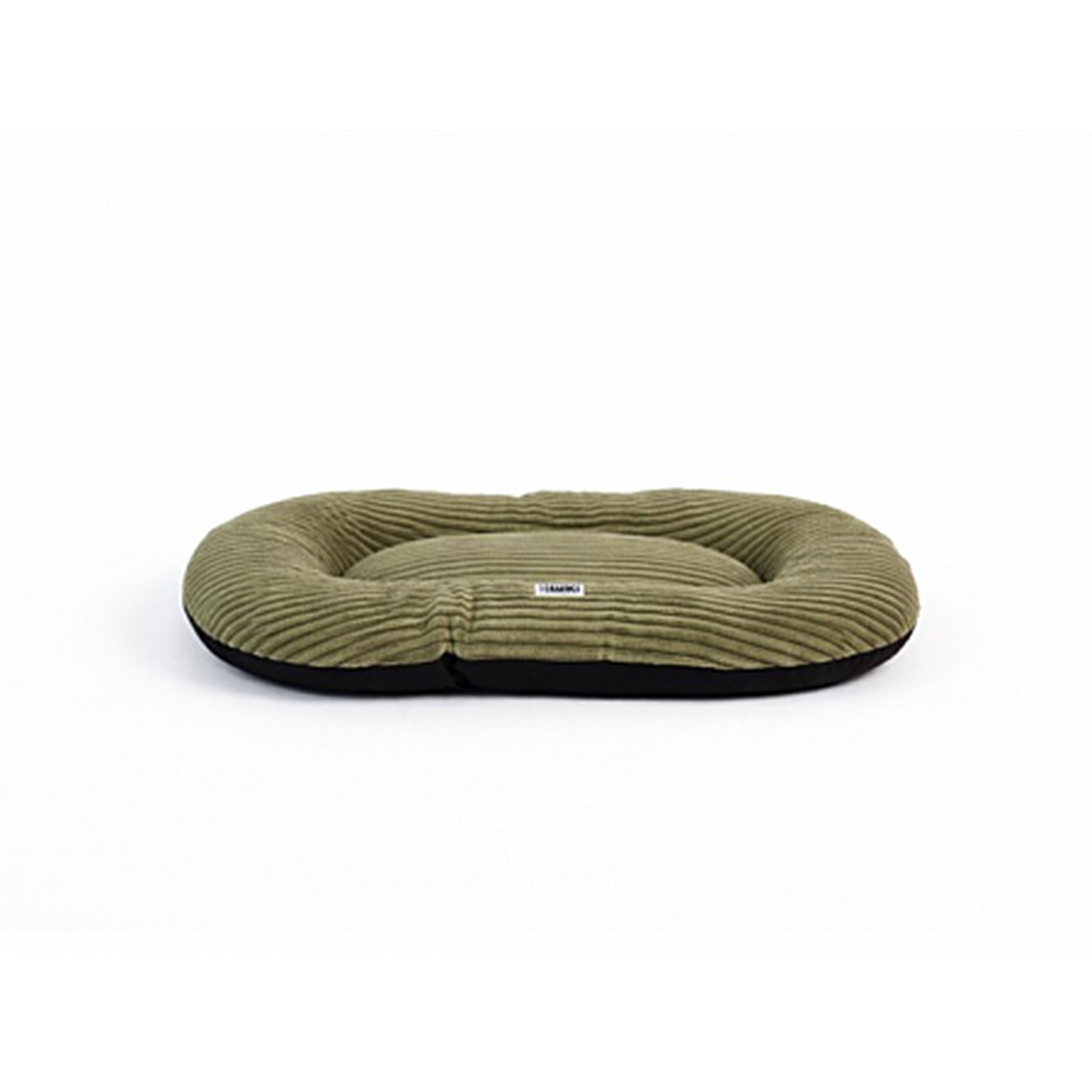 Coussin ovale antidérapant velours côtelé 80x60x6cm