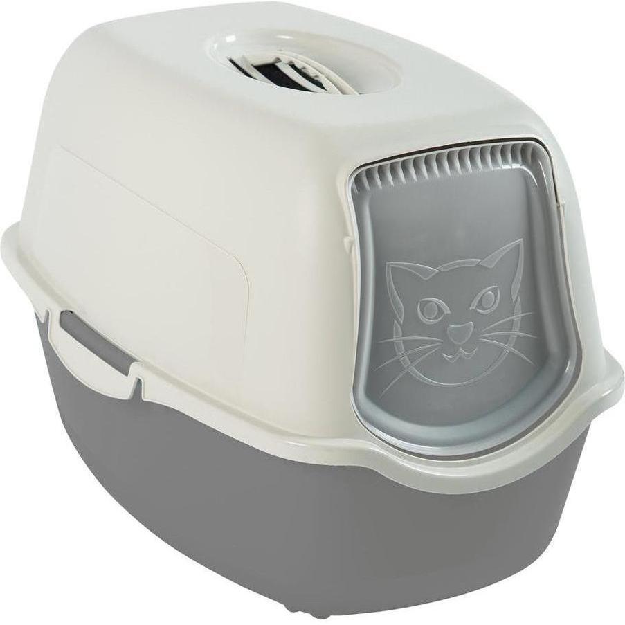 Maison Toilette Chaton Blanche Vert Pastel Petite Taille Poignée Anti-Odeurs