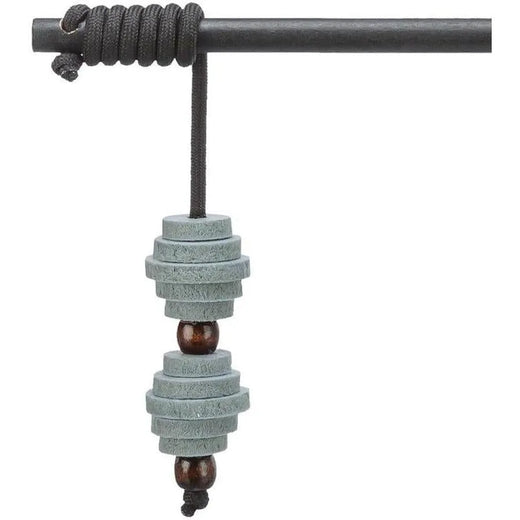 TRIXIE Canne à pêche avec balles CityStyle pour chat 40 cm Bois et Feutre Gris