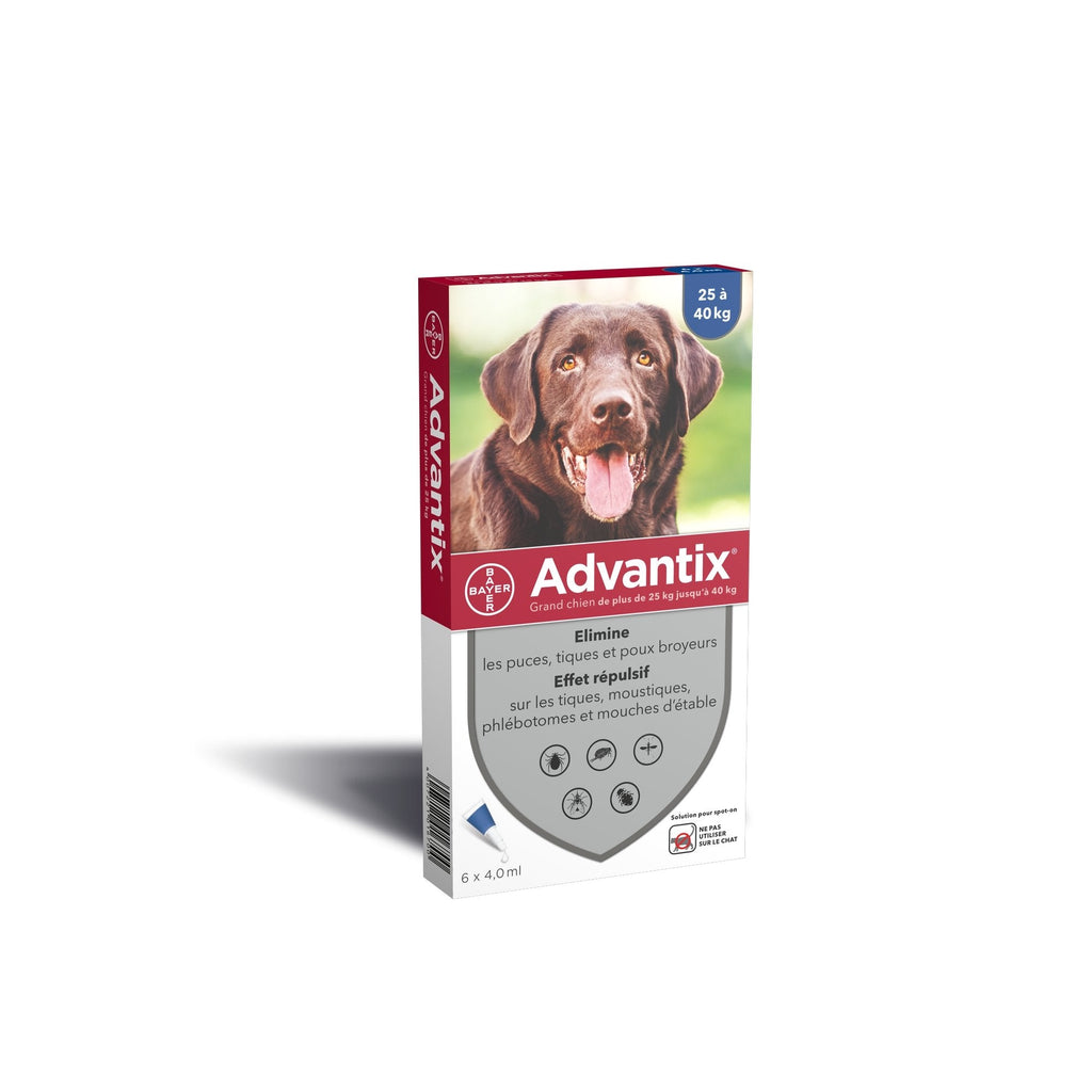 BAYER Advantix Pipettes Antiparasitaires pour Chien