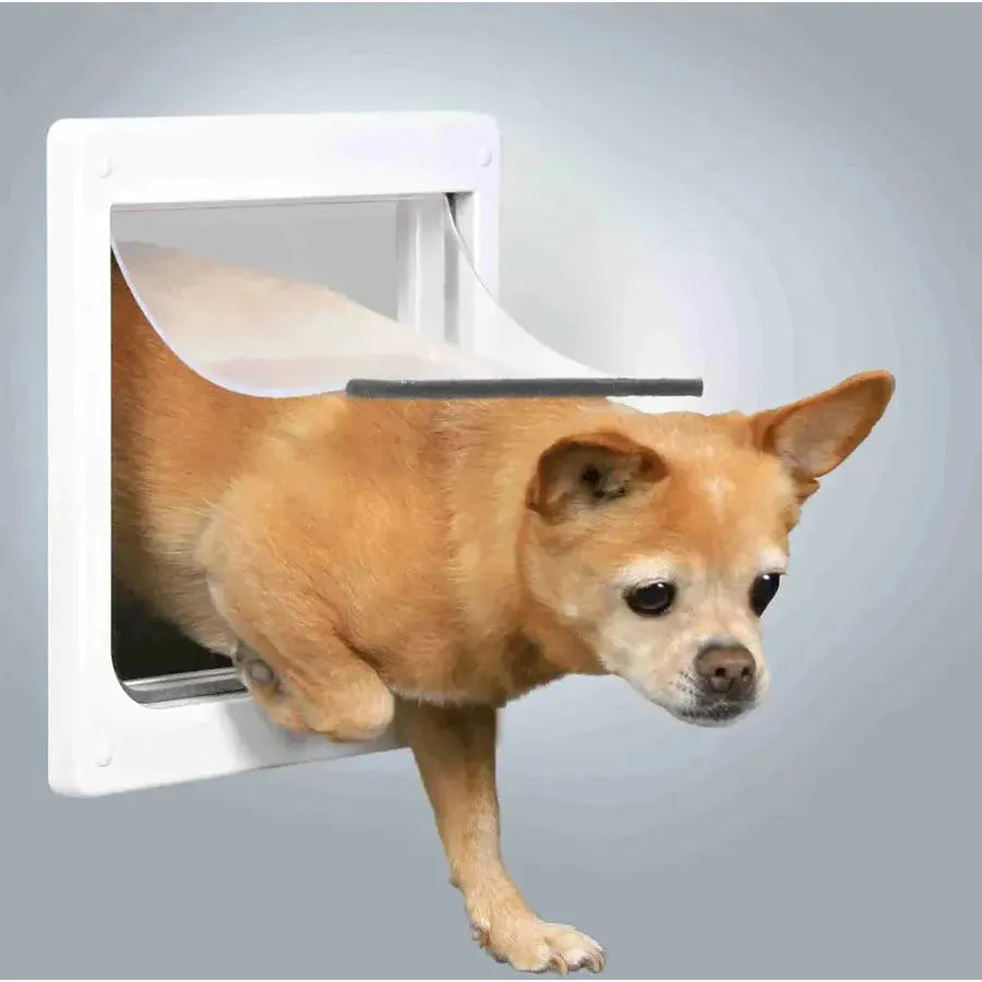 TRIXIE Chatière pour chiens à double sens Taille XS-S Blanc