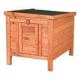 TRIXIE Clapier Natura Habitat pour Rongeurs XL avec Cour Extérieure 135x115x112 cm Brun
