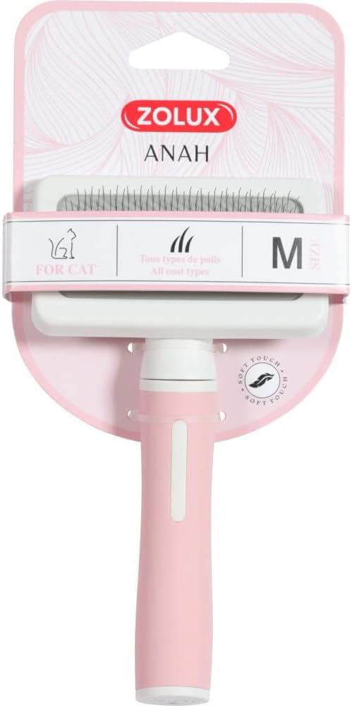 ZOLUX Brosse Slicker Chat ANAH Taille M 9,5 x 5,5 cm