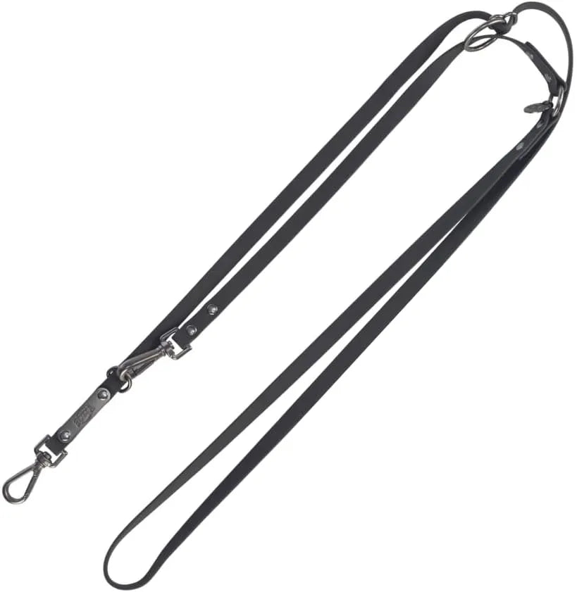 Laisse CityStyle – PVC Réglable 2 m (20 mm, Noir)