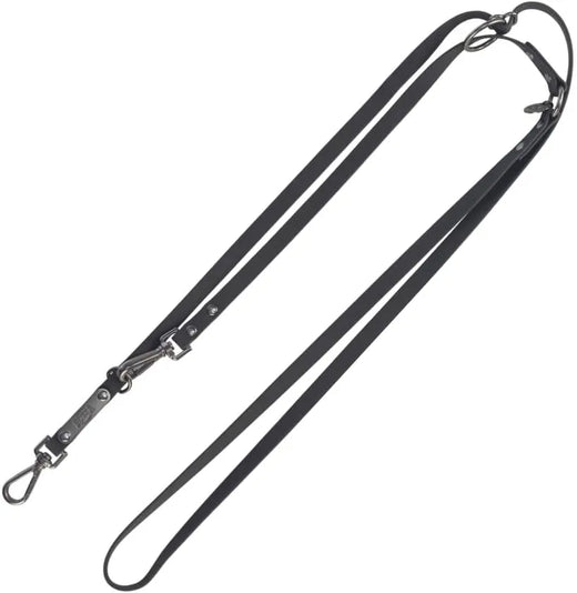 Laisse CityStyle – PVC Réglable 2 m (20 mm, Noir)