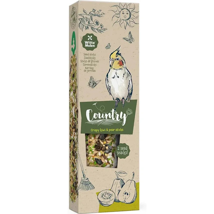 COUNTRY Country Sticks grande perruche Kiwi & Poire 2x70g