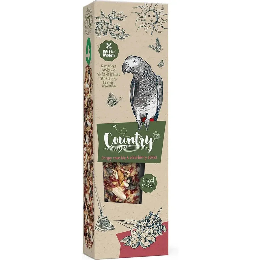 COUNTRY Sticks perroquet églantier & sureau 2x70g