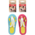 FLAMINGO Jouet à Sifflet pour chien en Latex claquette bleu
