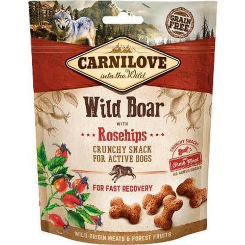 CARNILOVE Crunchy Snack Sanglier Sauvage & Eglantier Chien 200g