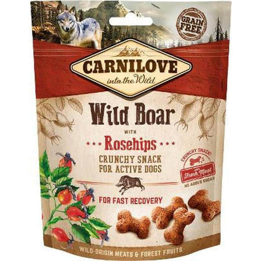 CARNILOVE Crunchy Snack Sanglier Sauvage & Eglantier Chien 200g