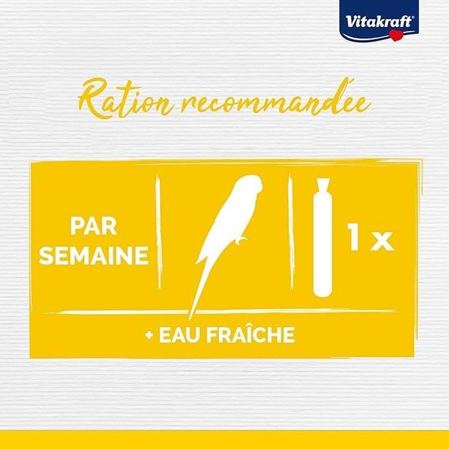 VITAKRAFT Kräcker Trio Perruches Herbes & Paprika / Kiwi & Agrumes / Banane & Sésame 10x90g