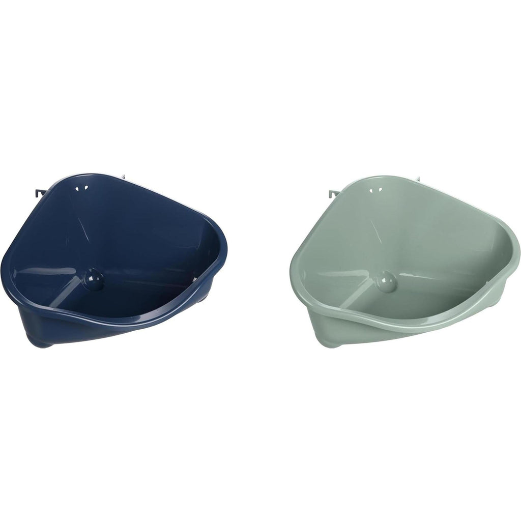 FLAMINGO Litière d'angle pour rongeurs Modèle Kapi Bleu