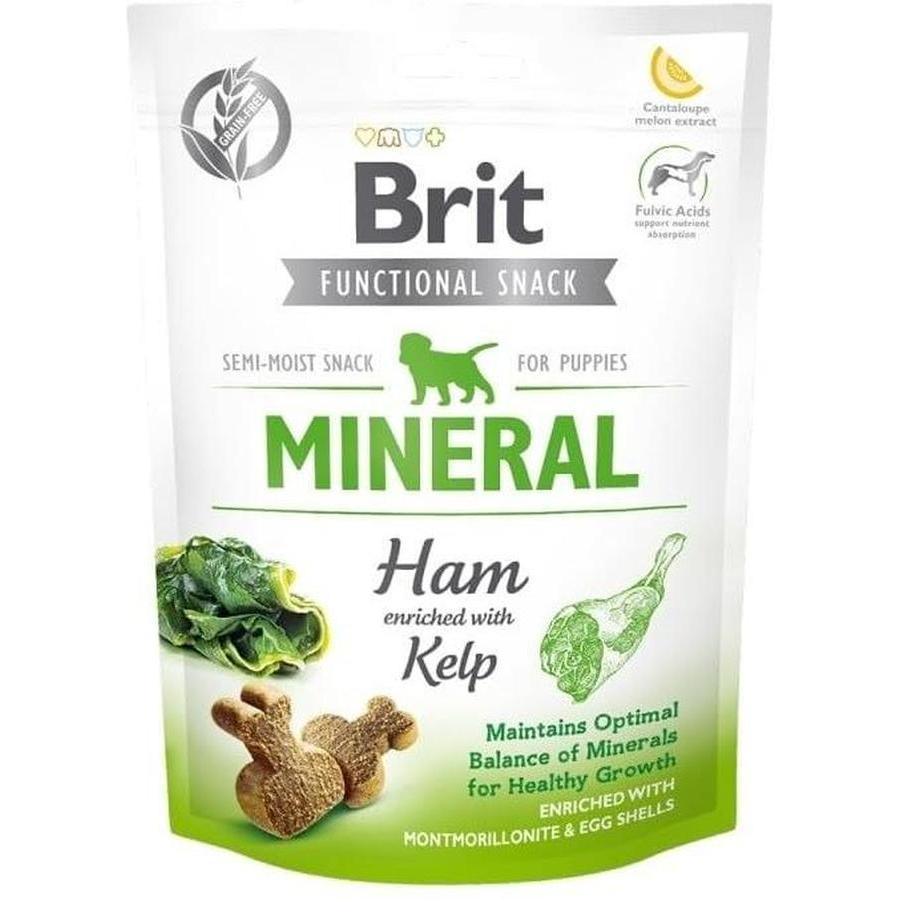 BRIT Mineral Friandise Complémentaire Chiot Jambon Enrichi au Kelp 150g