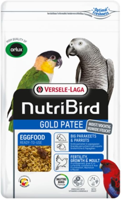 VERSELE LAGA NutriBird Gold Patee Grandes Perruches & Perroquets Œuf 1kg