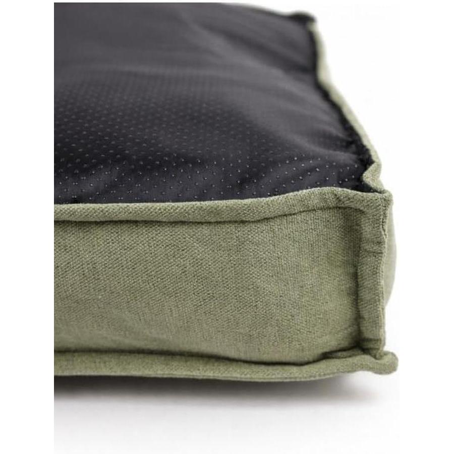 MON AMI LUKI Matelas antiderapant dehoussable vert 88x76x13cm