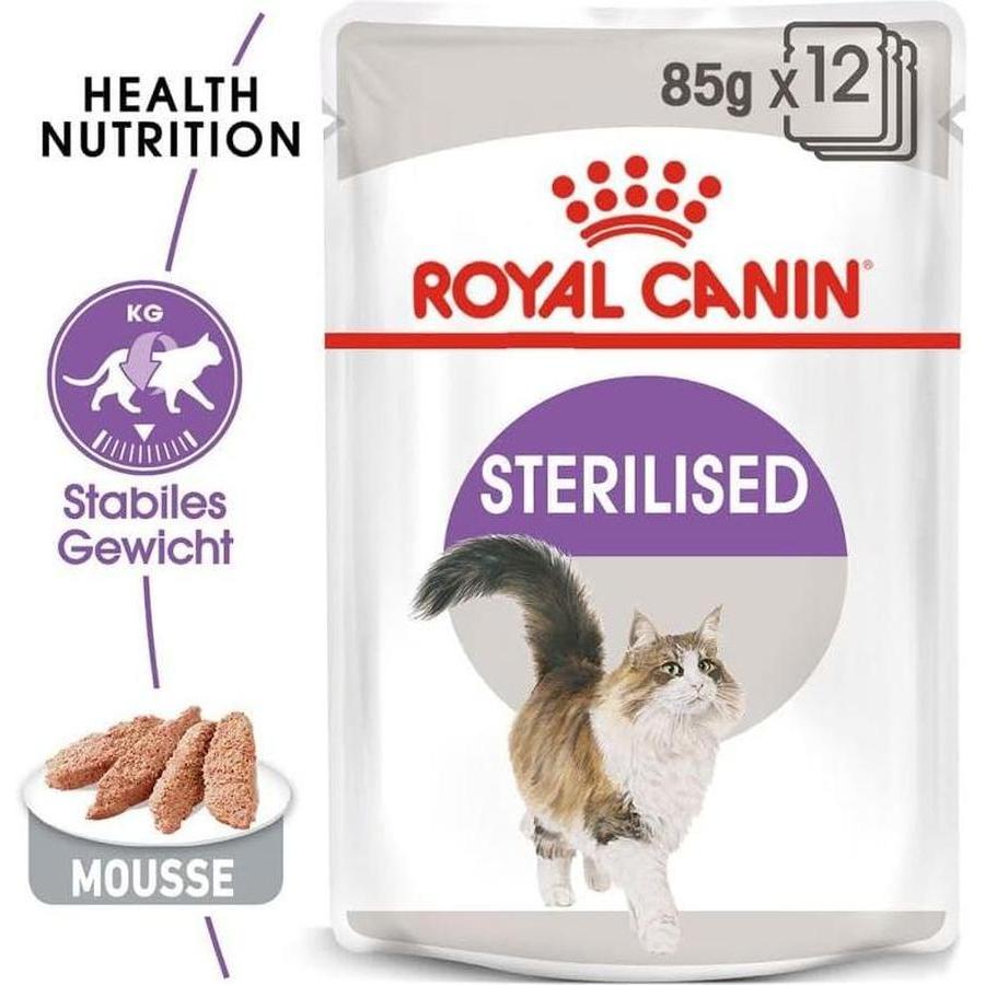 ROYAL CANIN Sterilised Mousse 12x85g