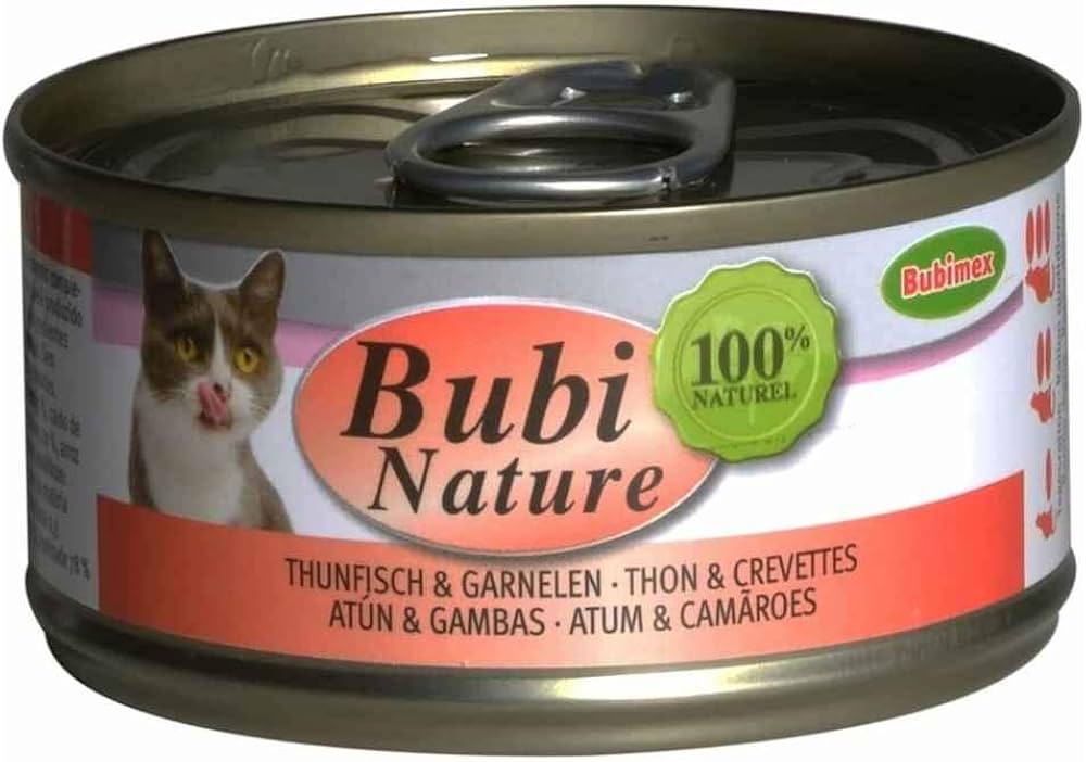 BUBIMEX Bubi Nature Thon Crevette en Gelée Chat 85g