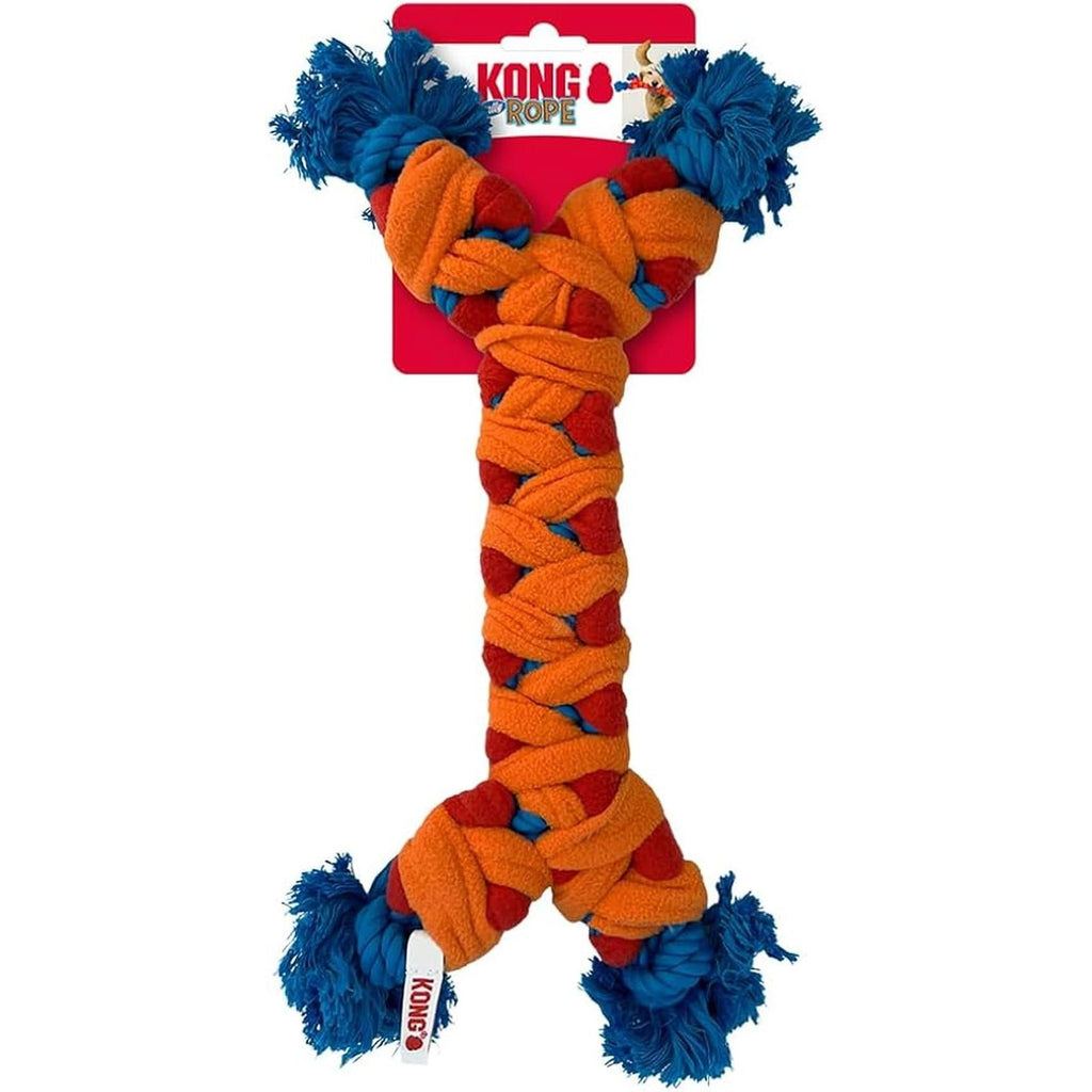 KONG Jouet en corde Rally Bone – Taille M