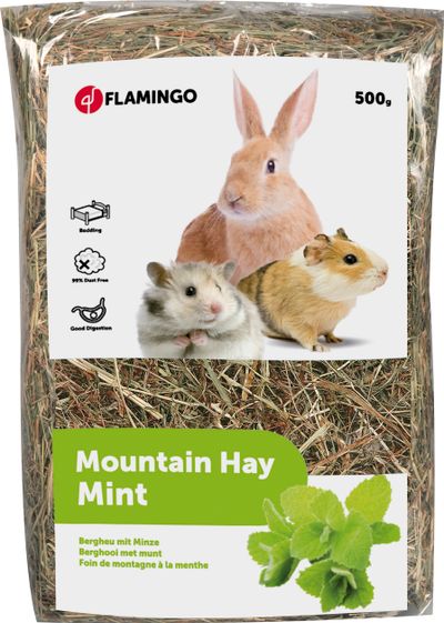 FLAMINGO Foin de montage avec menthe 500g